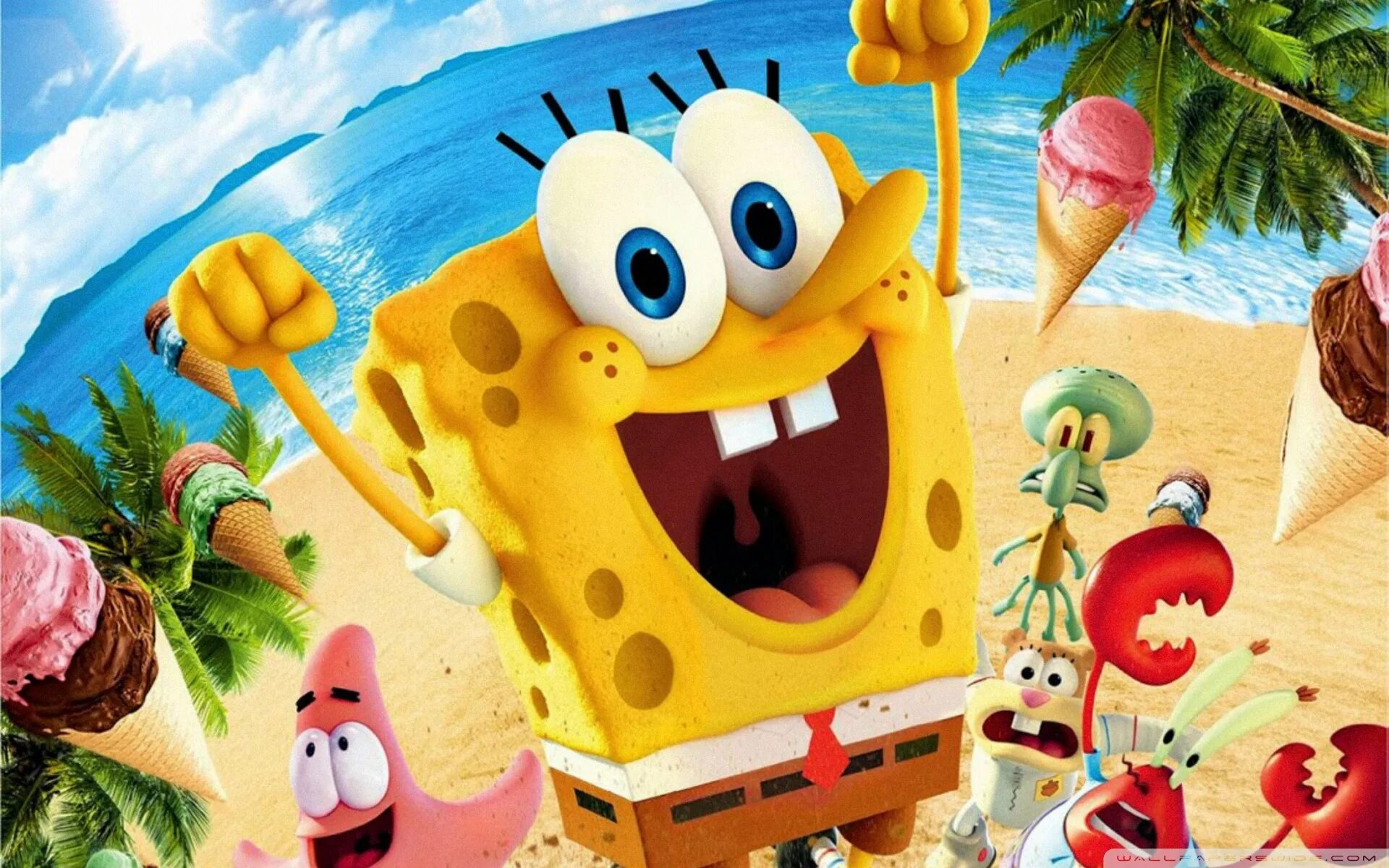 Губка Боб в 3d. Губка Боб квадратные штаны 3d. Spongebob download