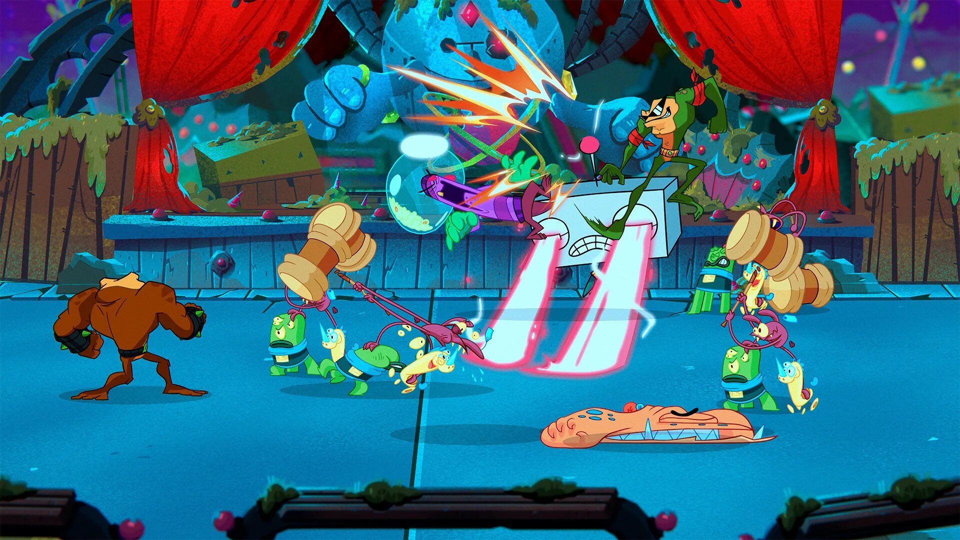 Battletoads 2020 раш. Батлтоадс 2020. Баттлтоадс игра 2020. Боевые жабы игра 2020. Баттлтоадс игра 2020.