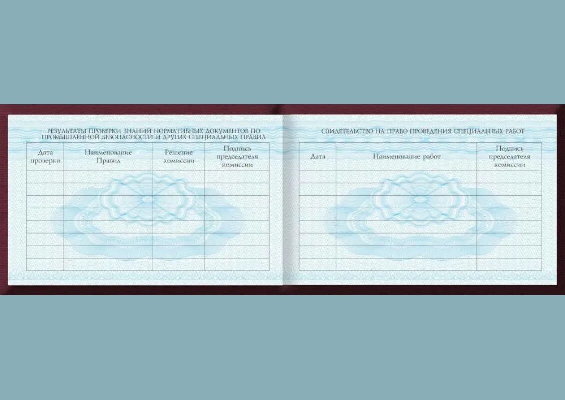 Результаты проверки знаний нормативных документов. Причина проверки знаний. Дата проверки знаний в удостоверении.
