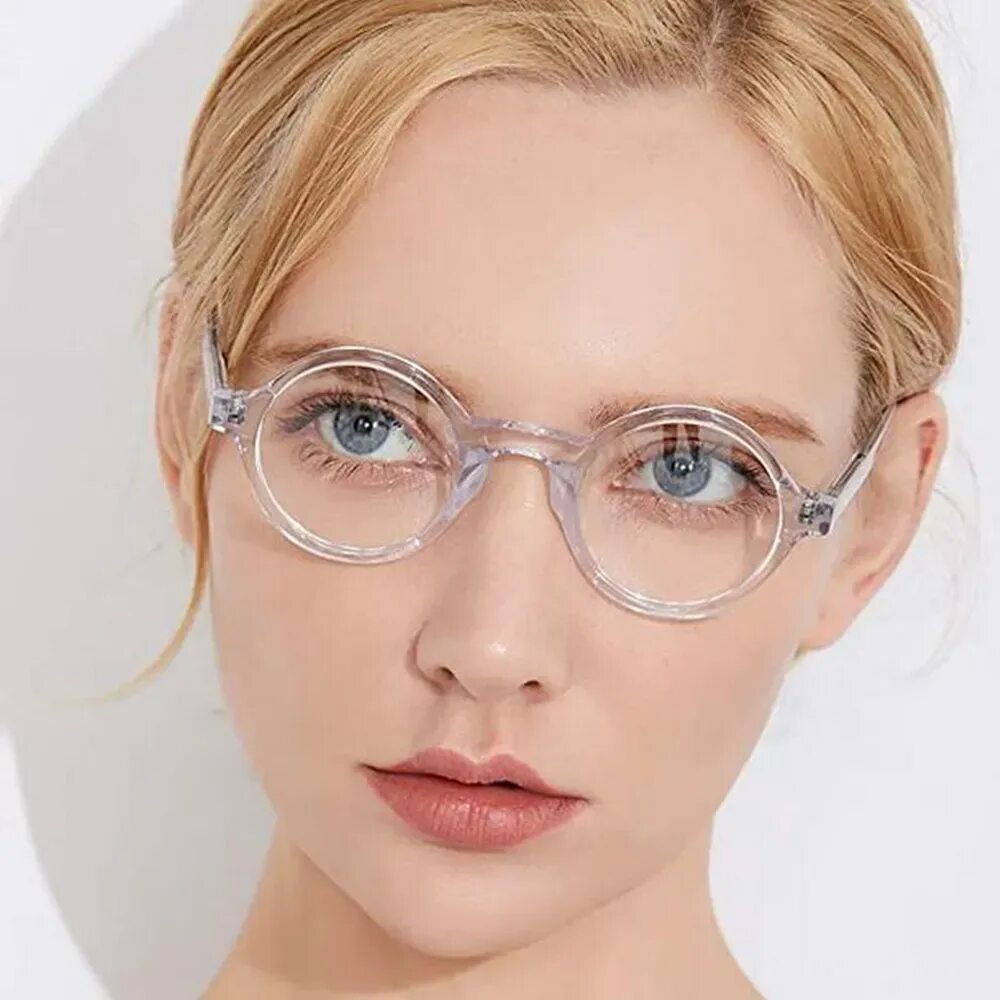 Очки круглые женские для зрения. Прозрачные очки для зрения. Прозрачные очки для зрения женские. Прозрачная оправа для очков.