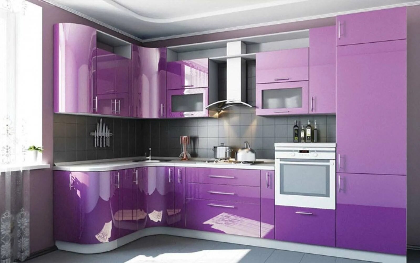 МДФ «фиолетовый металлик» 9504. Фиолетовый гарнитур. Кухонные гарнитуры. Кухня в сиреневом цвете. Куплю кухню недорого московская область