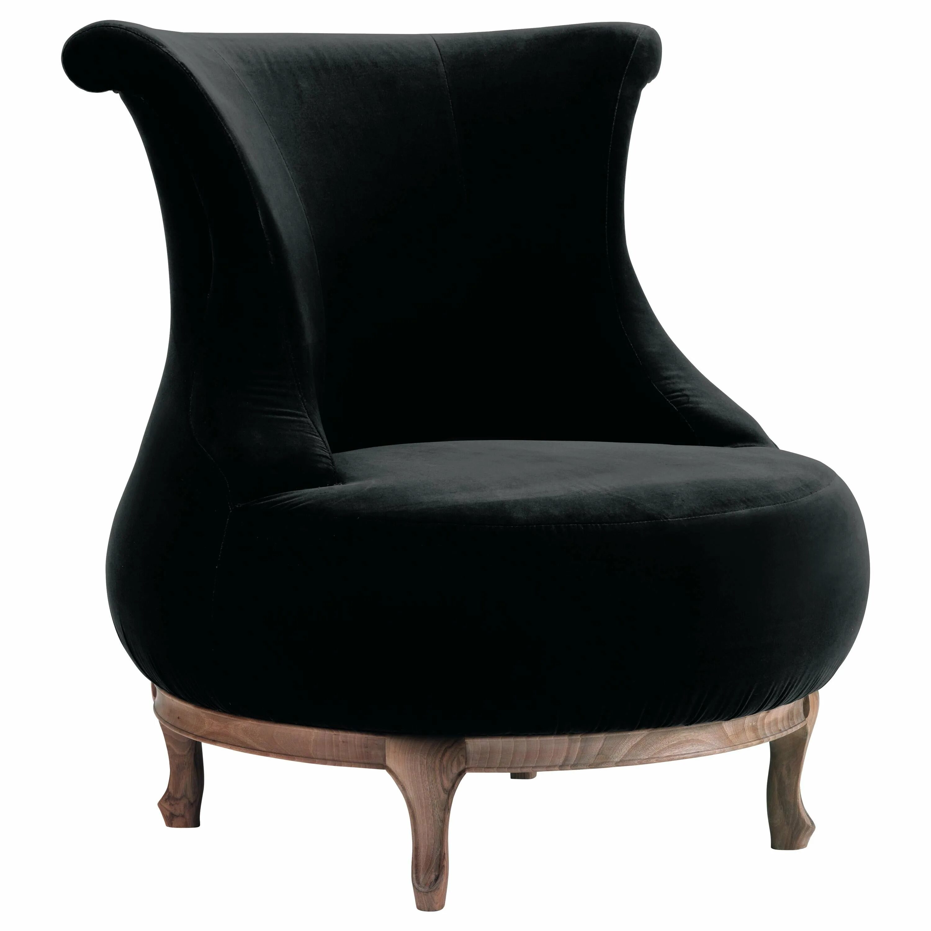 The camera is on the armchair