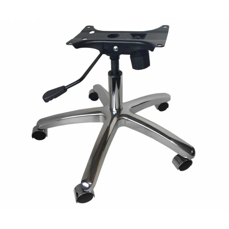 Крестовина с газ лифтом для офисного кресла. Гидравлика для барбер кресла. Основание на колесиках. Ножки для компьютерного стула. Платформа транспортная тележка 600x300.