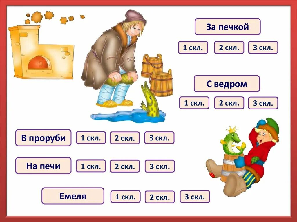 Существительное 3 класс игра