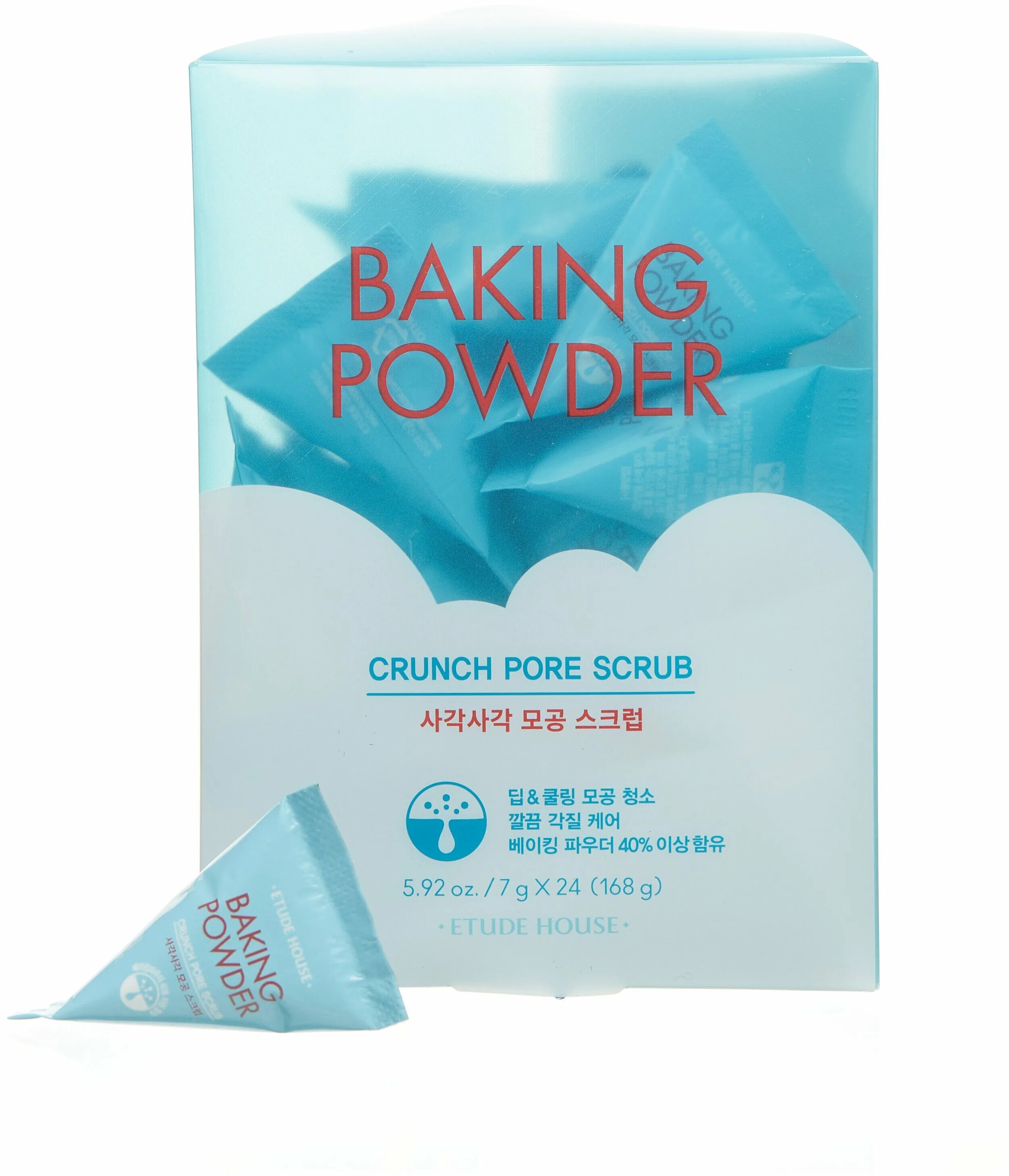 Скраб для лица Etude House Baking Powder Crunch Pore Scrub 7g. Etude House Baking Powder Crunch Pore Scrub 7 g x 24 EA скраб для лица. Baking Powder cкраб для лица Etude House Baking Powder Crunch Pore Scrub - 7г.. Etude House Baking Powder Crunch Pore Scrub скраб в пирамидках. Baking powder скраб применение