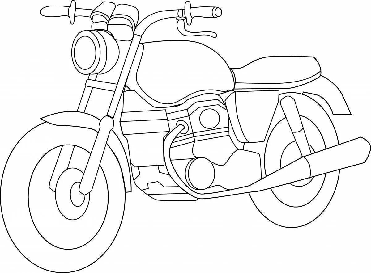 Мотоцикл сбоку предметов контур. Раскраска мотоцикл Харлей Дэвидсон. Мотоцикл рисунок. Мотоцикл раскраска для малышей. Планета 5 раскраска