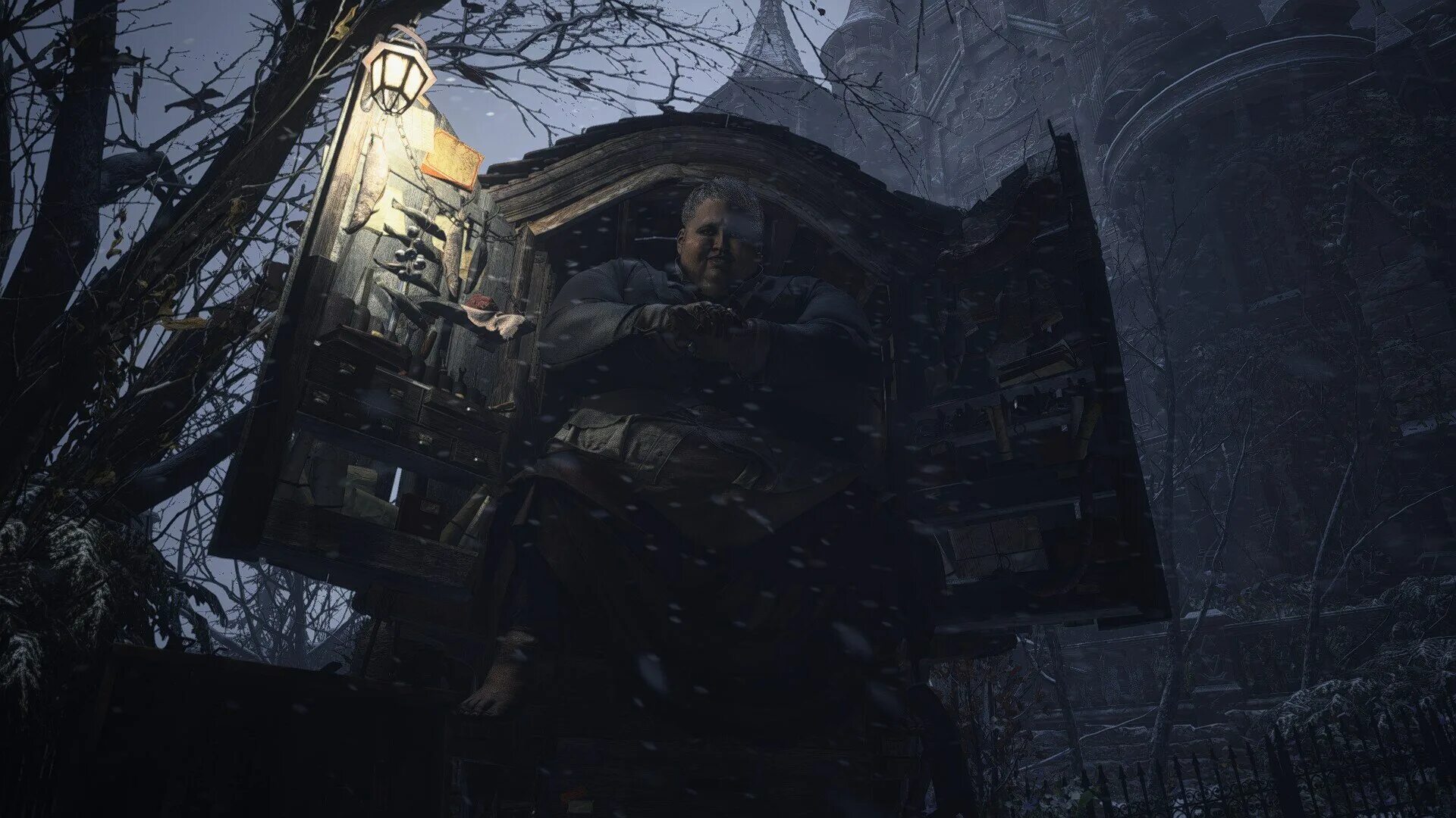 Что герцог подобрал в лесу. Re8 village герцог. resident evil village деревня.