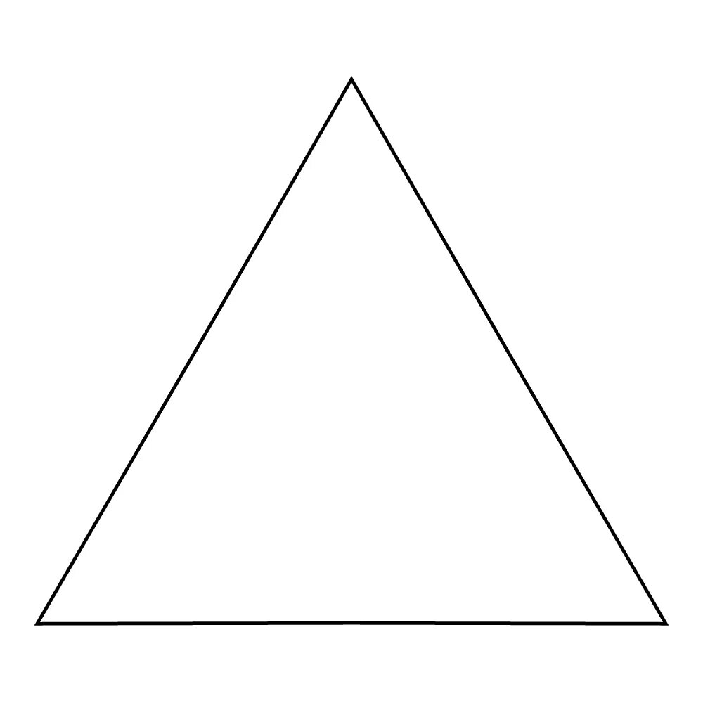 Равносторонний треугольник. Белый треугольник. Геометрические фигуры треугольник. Равносторонний триугольни.