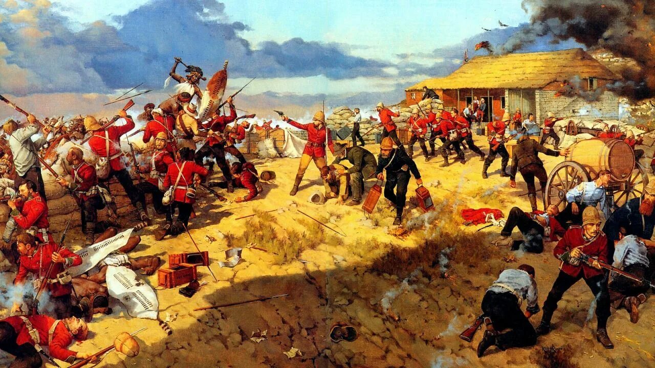 Rorkes drift. Битва при Изандлва́не 1879. Битва у Роркс-дрифт. Сражение у Роркс-дрифт.