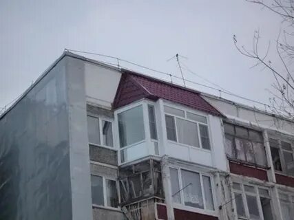 Крыша балкона на последнем этаже москва