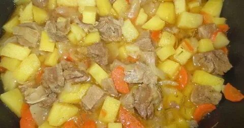 Рагу с ребрышками и овощами