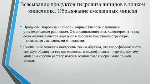 Всасывание продуктов