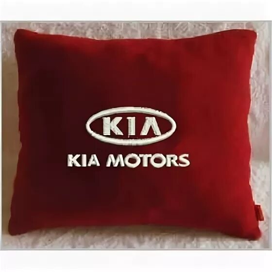 Подушки киа купить. Подушка Kia. Подушка в машину Киа. Подушка с логотипом Kia. Подушка в машину с логотипом Киа Рио.