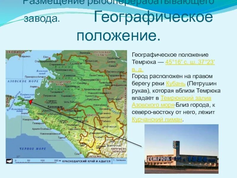 Кубань расположена
