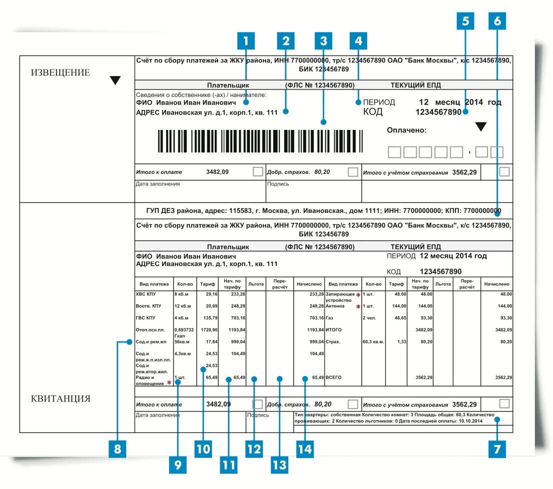 Анне ивановне пришла платежная квитанция за водоснабжение. Платёжный документ за коммунальные услуги Москва. Единый платёжный документ за коммунальные услуги Москва 2021. Квитанция на оплату ЖКХ Москва. Код плательщика в квитанции ЖКХ Москва.