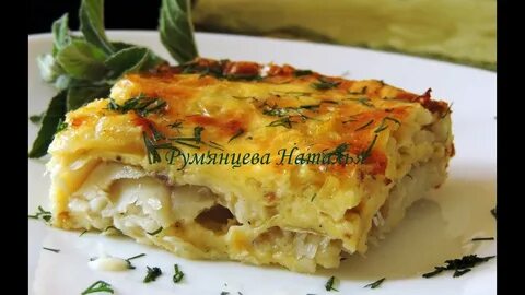 Филе минтая в омлете