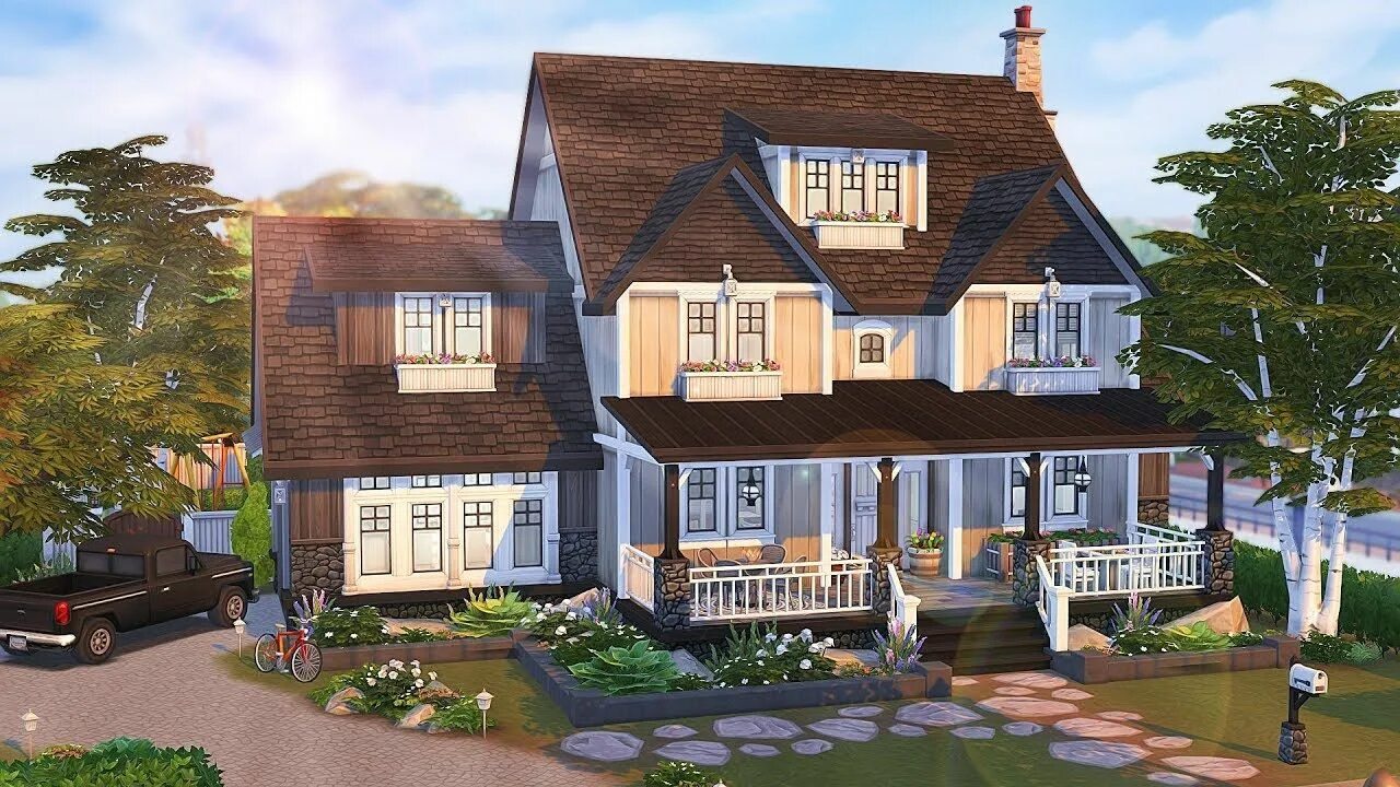 Дом 40 4. Sims 4 family house. sims 4 english house. country house sims 4. симс 4 дом кантри.