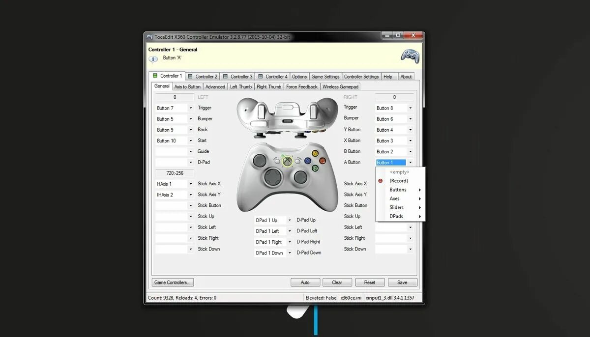 Эмулятор геймпада x360ce. Xbox 360 Controller Emulator (x360ce) 3.2.9.82. Xbox 360 Controller Emulator 4.x. Геймпад для эмулятора Nintendo Switch. Джойстик x360ce