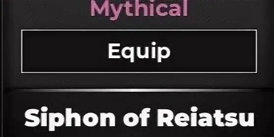 Siphon of reiatsu type soul. Siphon of reiatsu type soul