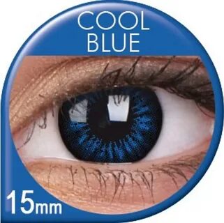 Купить цветные линзы на месяц Meralens Meralens blaue blue Circle Lenses Cool Bl