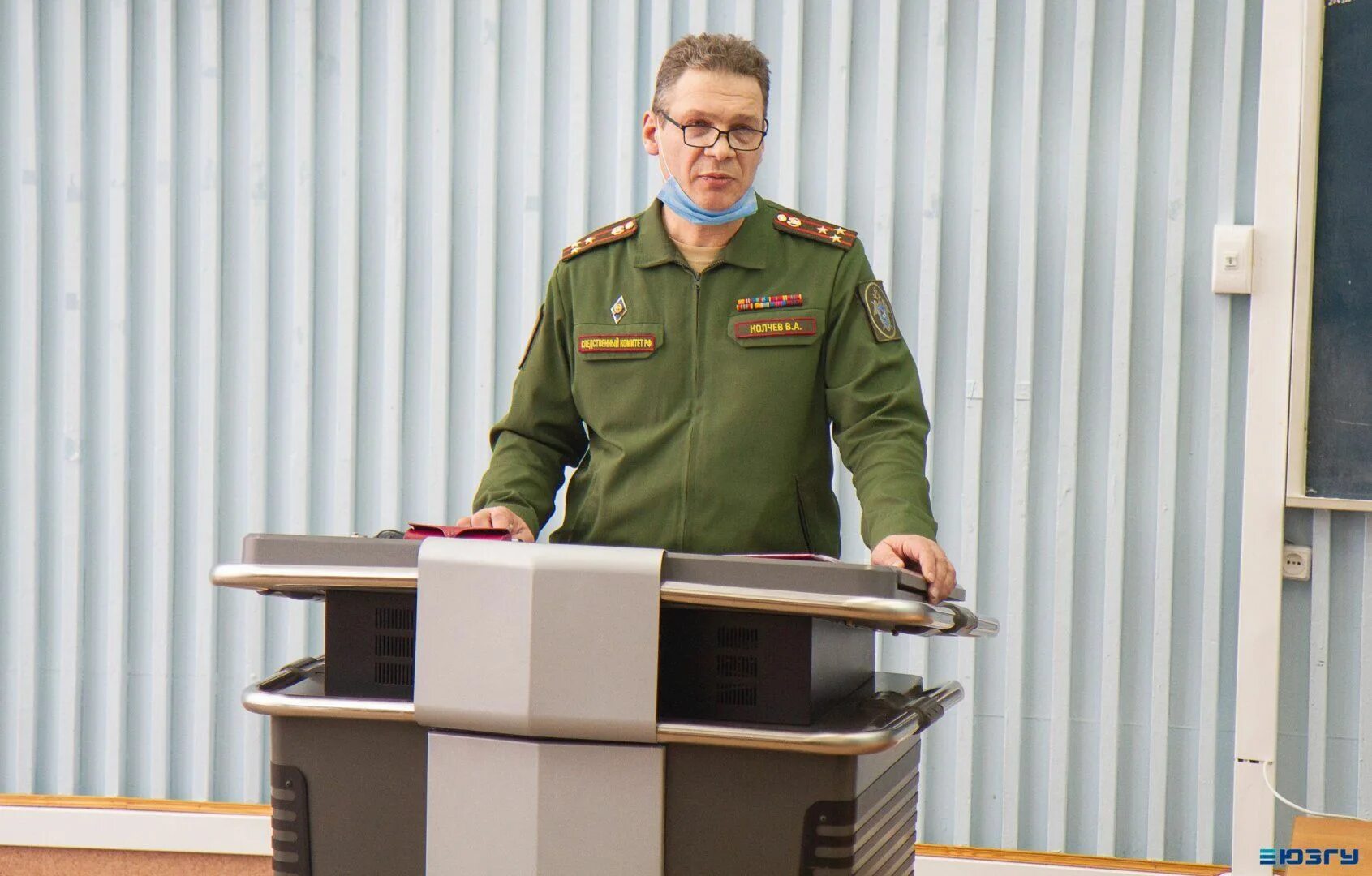 Руководитель военного следственного комитета. Начальник 56 ВАИ Курск.