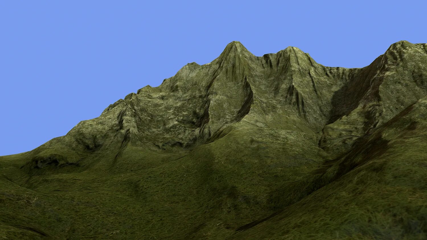 Фэнтезийный пейзаж горы долина. Valley 3d model. V-образная речная долина. 3d valley. Горы фэнтези.