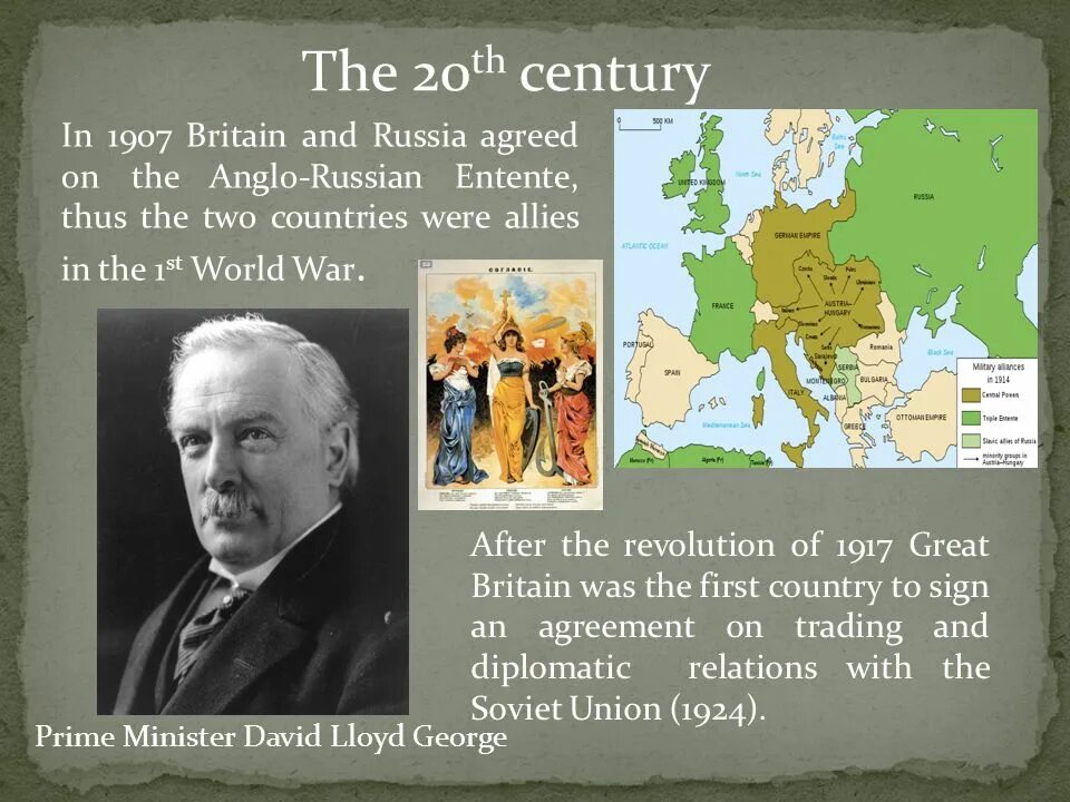 Britain in 20th Century. The great Britain in the 20 Century and. Anglo-Russian Convention of 1907. Russian British relations презентация. Russian in britain