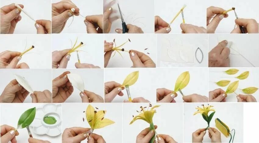 Цветы в технике мастер класс. Лилии из гофрированной бумаги. Лилии своими руками. Цветы для макета своими руками. Лилия цветок своими руками.