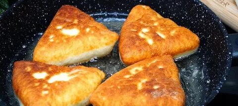 Пирожки с творогом жареные из дрожжевого теста