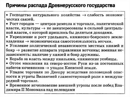 Причины упадка государств