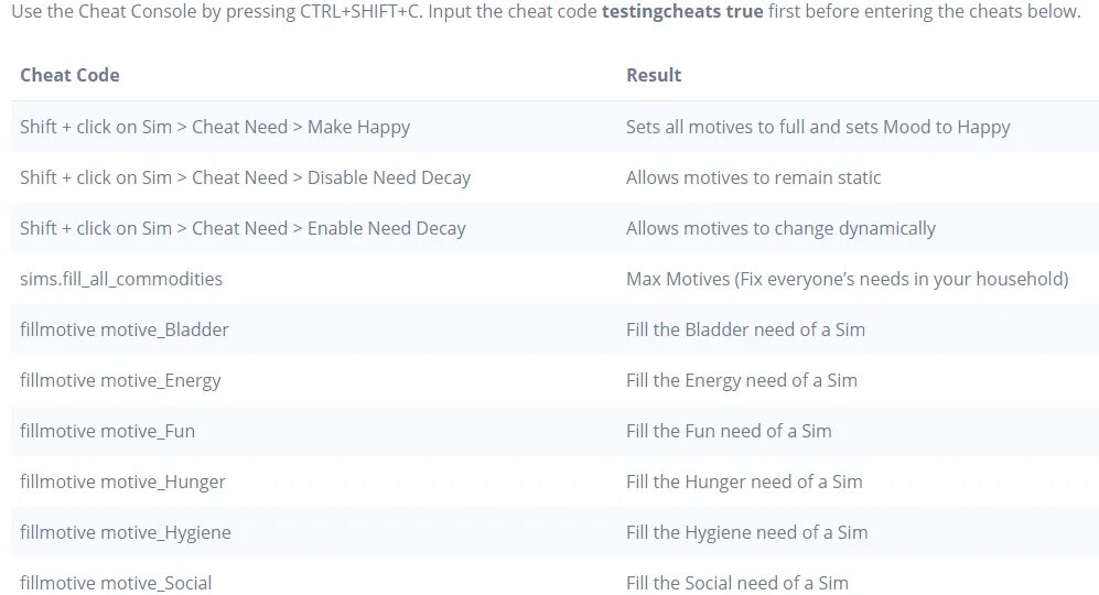Симс 4 читы на уровень. Код разработчика для симс 4 testingcheats. the sims 4: чит-мод/cheat-mode (mccmdcenter). колы на отношения симс 4 ltr. коды для симс 4 на отношения романтические.