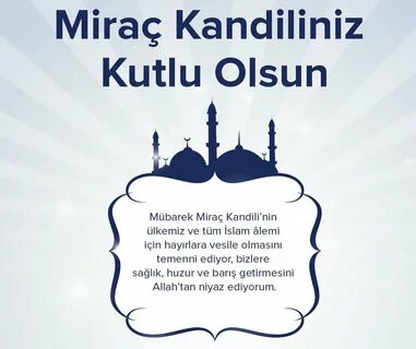 #MiraçKandili'miz. pic.twitter.com/72lYjKCQqd. 