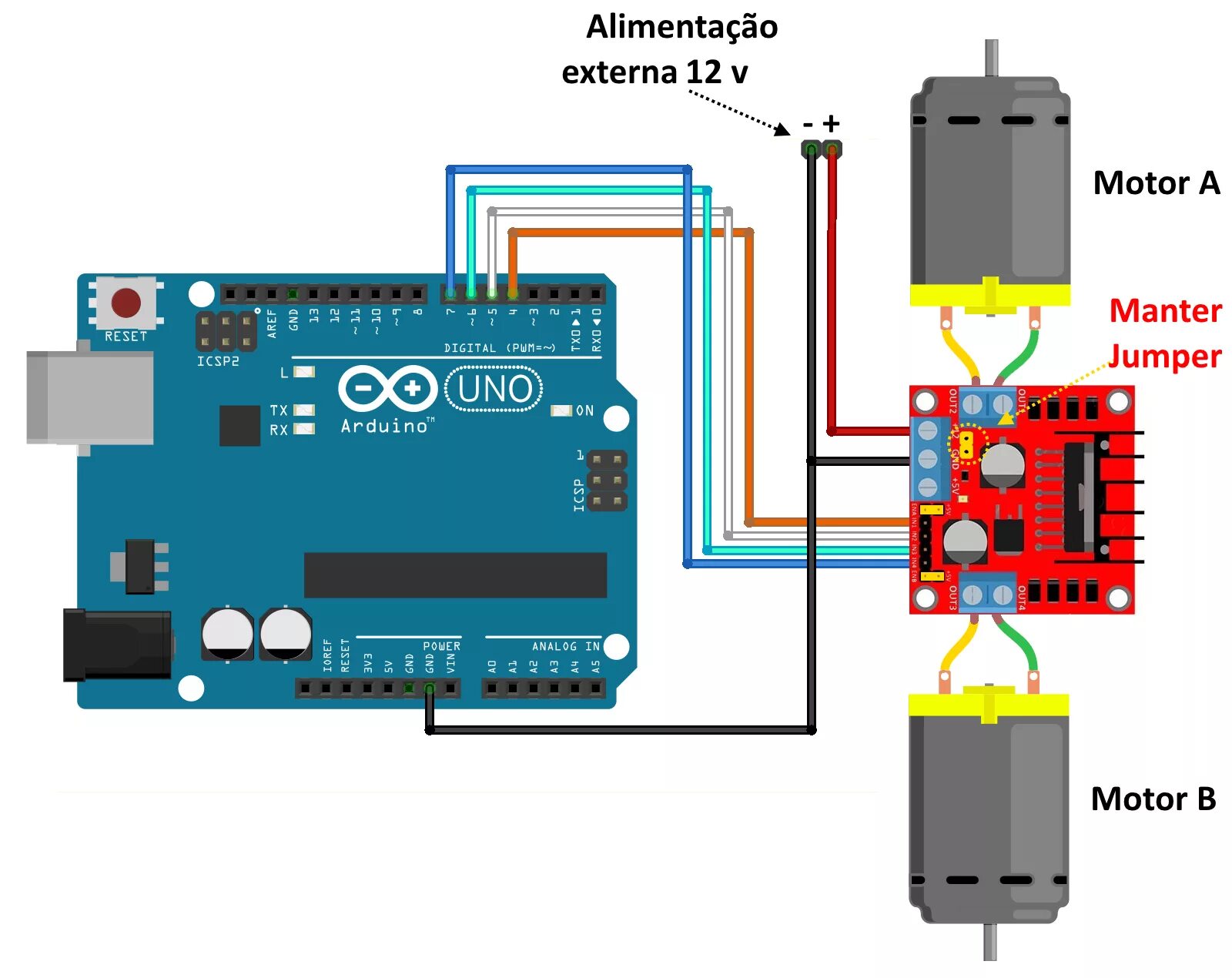 Как подключить драйвер. Motor shield l298 для arduino схема. моторы для ардуино уно. dc мотор ардуино. драйвер l298n ардуино.