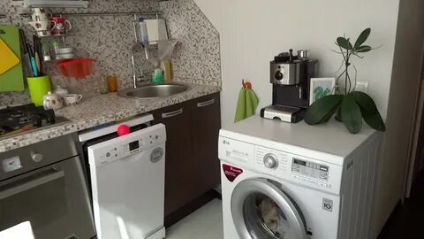 Кухня посудомойка стиральная машина