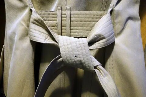 Как красиво завязывать пояс на куртке