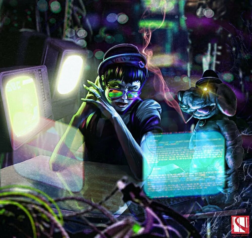 Киберпанк 2077 хакер. Cyberpunk 2077 арт хакеры. Хакер будущего. Хакер киберпанк арт. Мороженщик 8 хакер