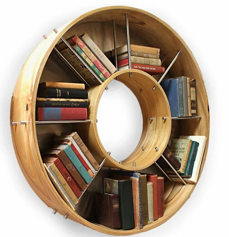 Полка тип 5. Круглый книжный шкаф. книжная полка круглая настенная. книжный стеллаж круг. полка круг.