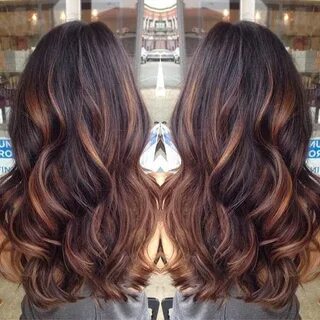 окрашивание волос балаяж на темные длинные волосы