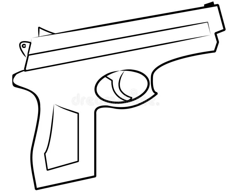 Gun silhouette Royalty Free Vector Image - VectorStock