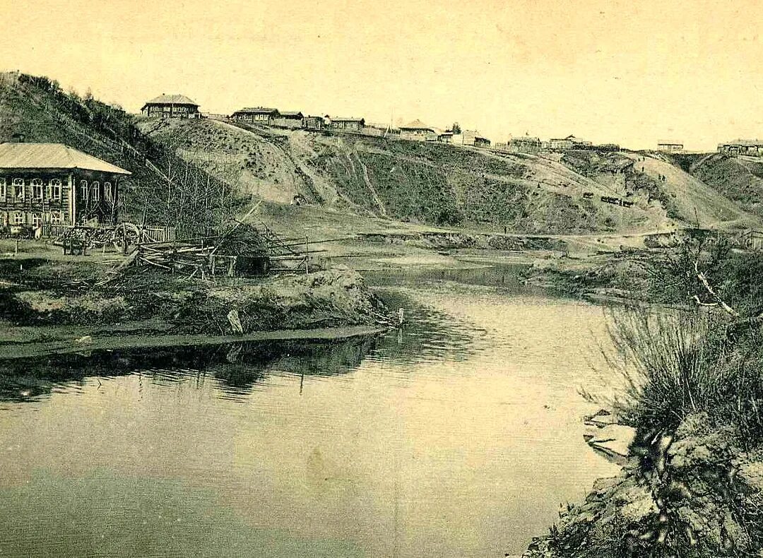 Старая обь. Панорама Новониколаевск 1915. Река Каменка Новониколаевск. Река Каменка 19 век.