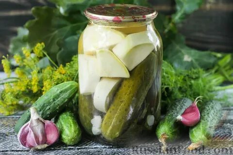 Мариновать огурцы с кабачками на зиму