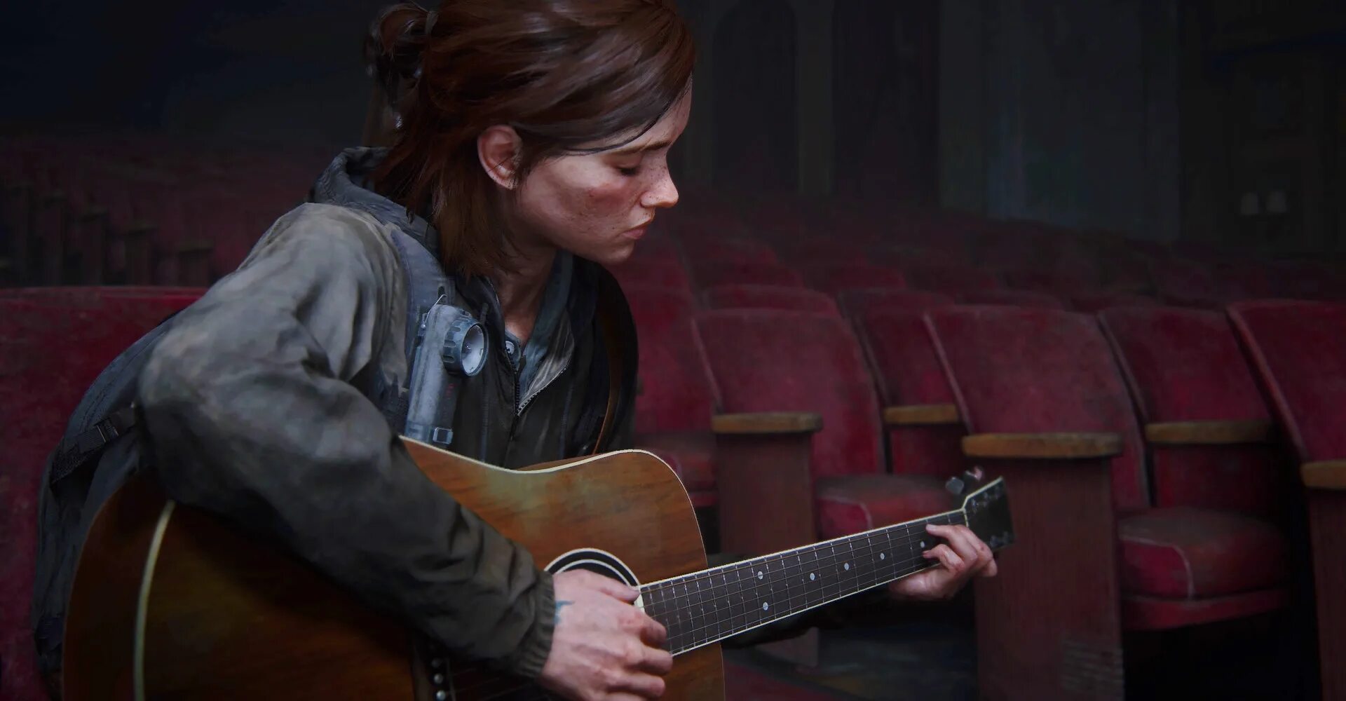 Элли the last of us. Элли с гитарой ласт оф АС 2. Джоэл с гитарой ласт оф АС 2.
