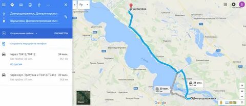 Каменское на карте