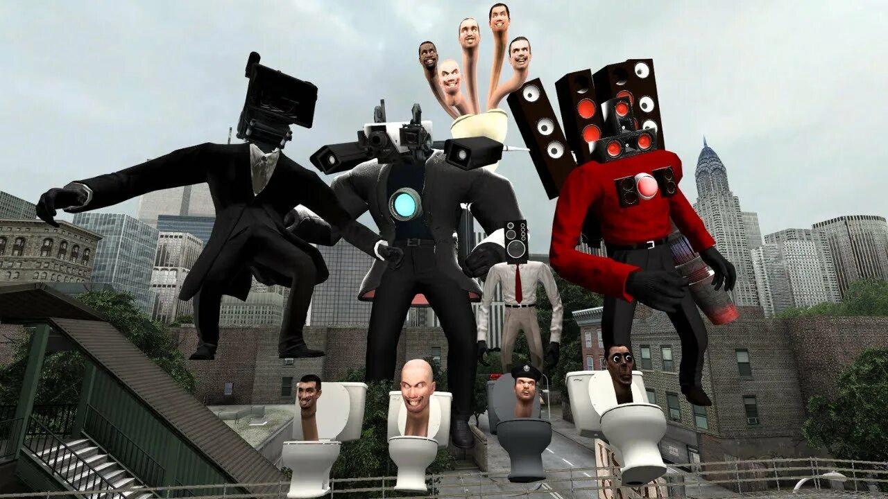 Камерамен скибиди. Камерамен Титан. Cameraman Garry's Mod. Titan Speakerman SKIBIDI.