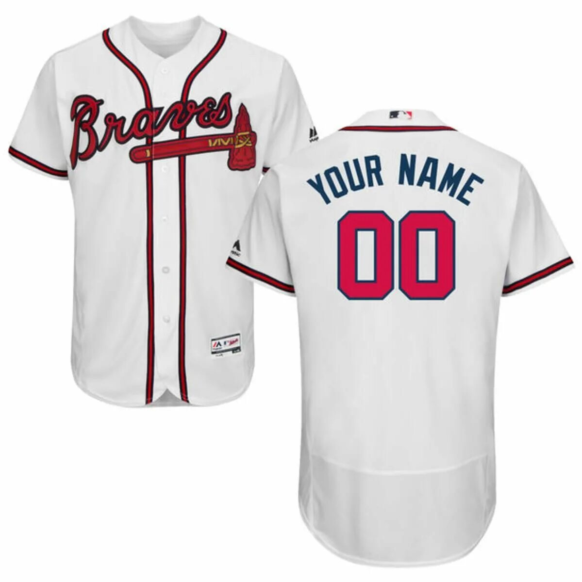 Бейсбольная футболка. Nike MLB Atlanta Braves Jersey - White - Mens. Бейсбол футболка. Бейсбол майки.