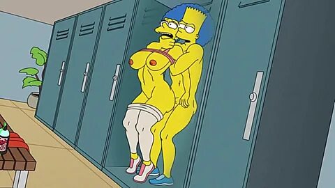 Marge and bart in the gym nikisupostat 1080p marge simpson (the simpsons po...