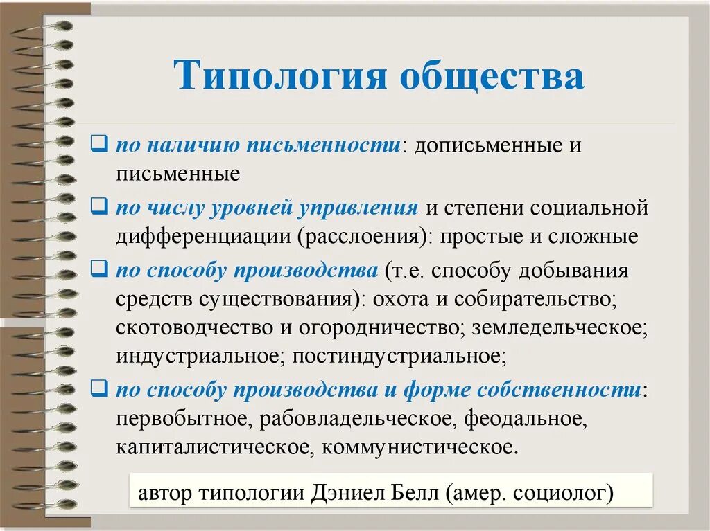 Признак типологии