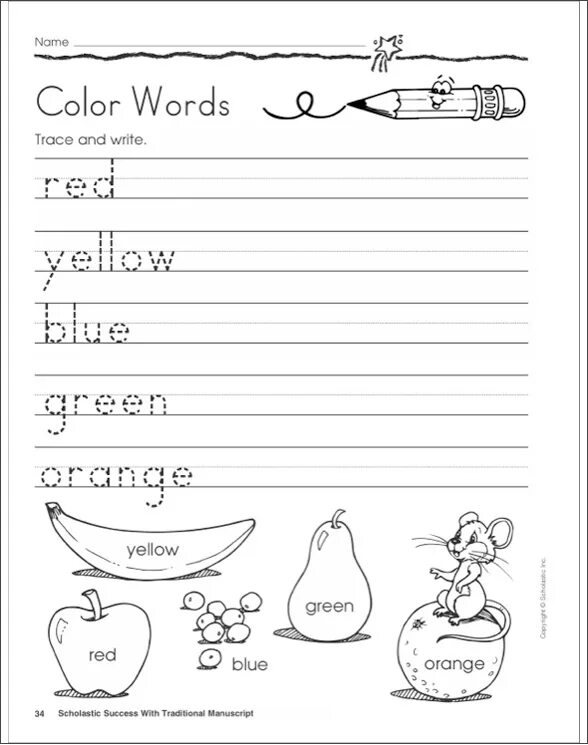 Colour write