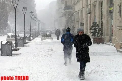 Баку в феврале