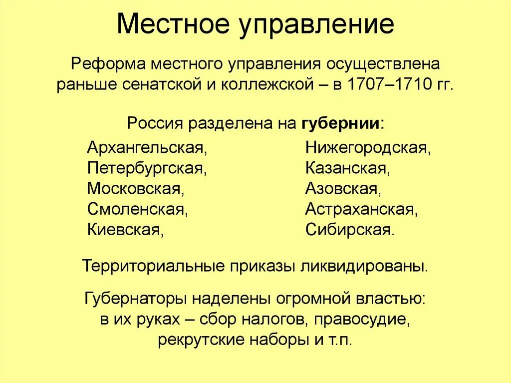 2 преобразования в области государственного управления. Реформа местного управления Петра 1 кратко. Реформа местного самоуправления при Петре 1 кратко. Местное управление при Петре 1 кратко. Система местного управления Петра 1.